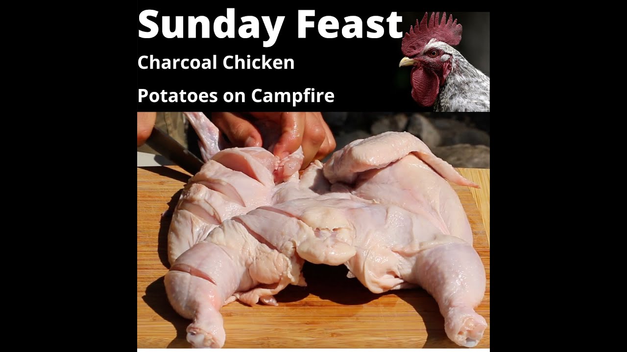 Charcoal Chicken & Fire Roasted Potatoes - Lebanese Style