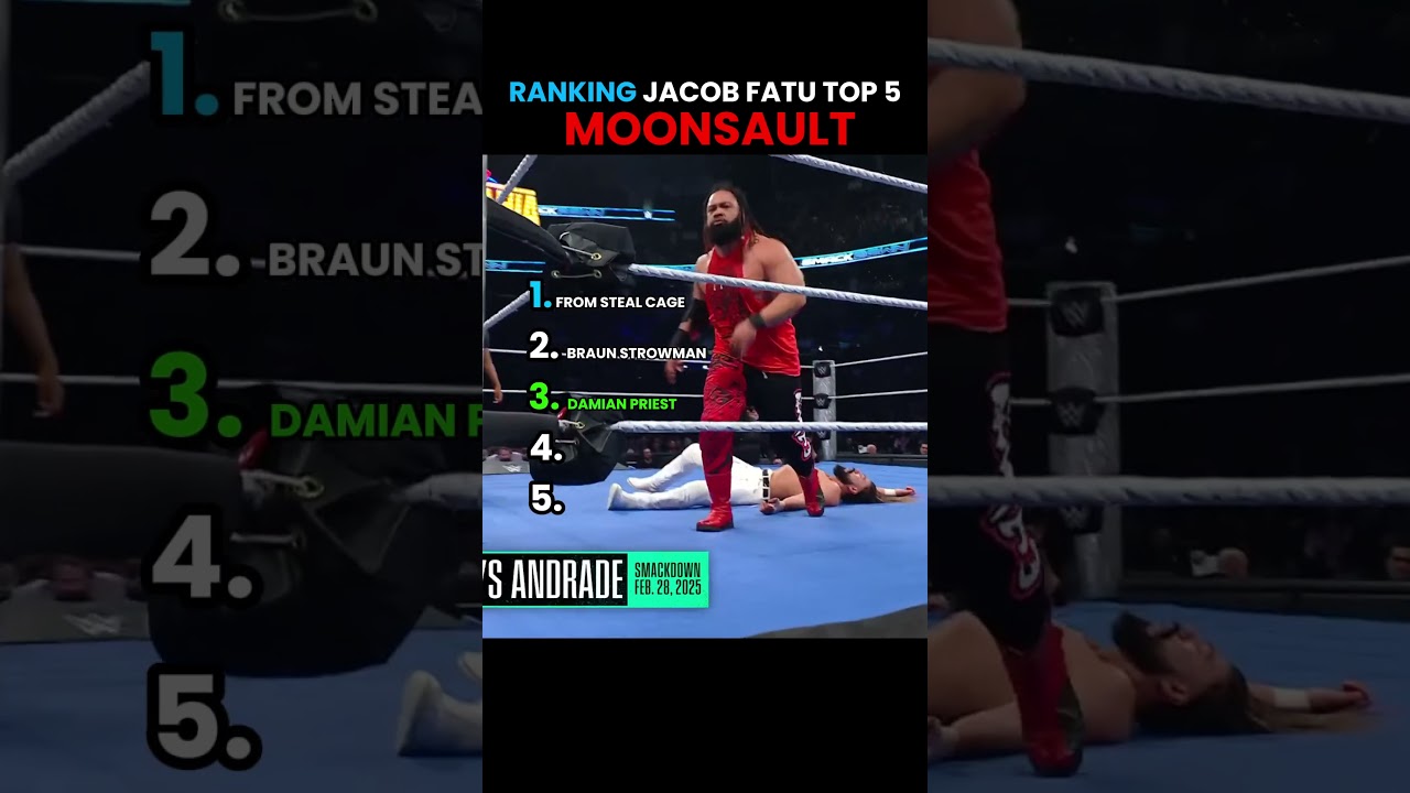 Ranking Jacob Fatu Top 5 Best Moonsault