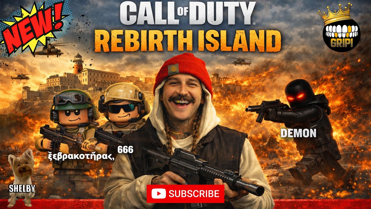 ΜΠΗΚΕ ΔΑΙΜΟΝΑΣ στο lobby και μας εκανε tutorial. Ξεβρακοτηρας/666 #rebirthisland #gripiforever