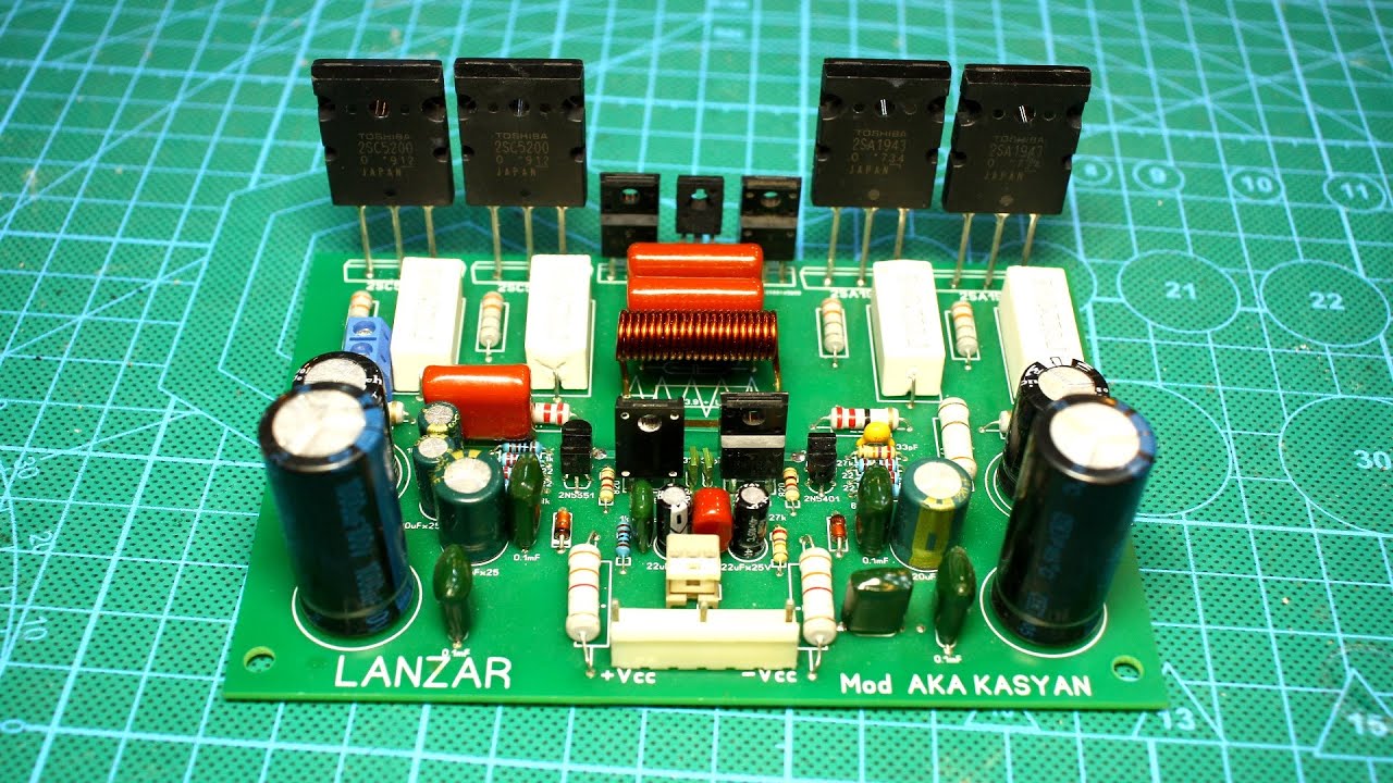 DIY 300W HI-FI power amplifier