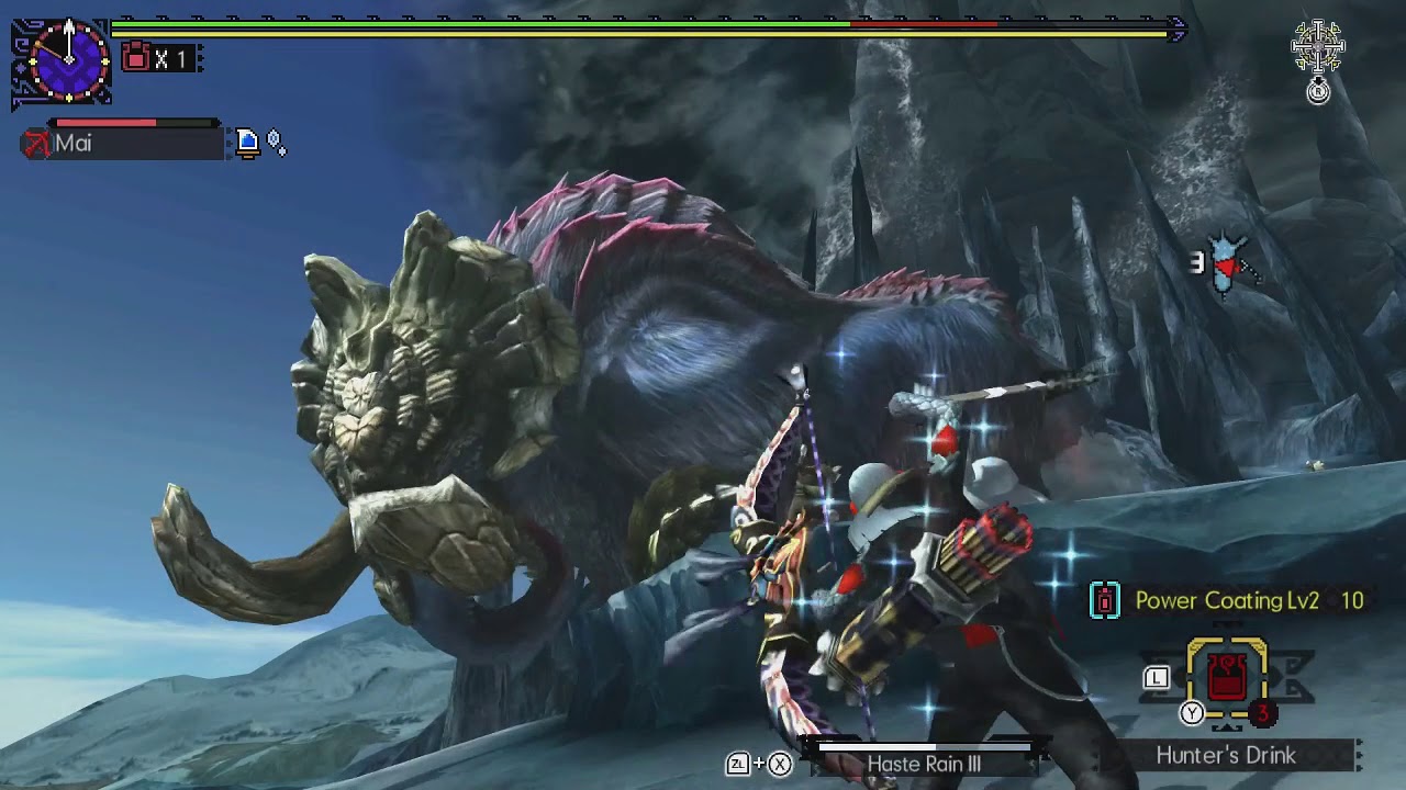 【MHGU MHXX】 G3☆ Gammoth ガムート Valor Bow ¤3:53¤