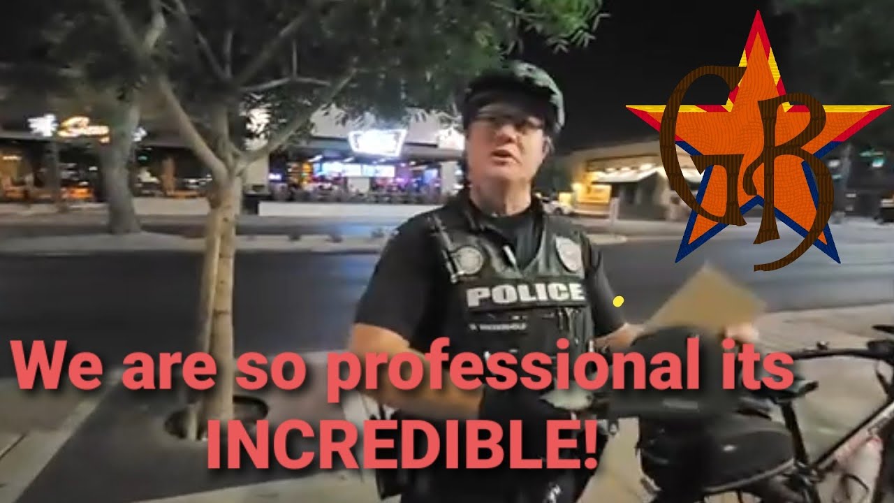Officer Wiederhold Impressed by his Own Professionalism - Gilbert Police
