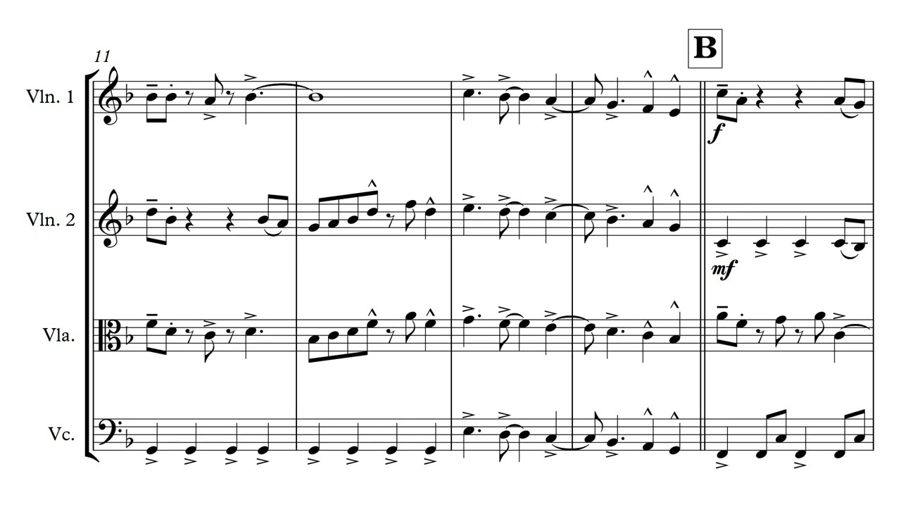 Y.M.C.A. - String Quartet