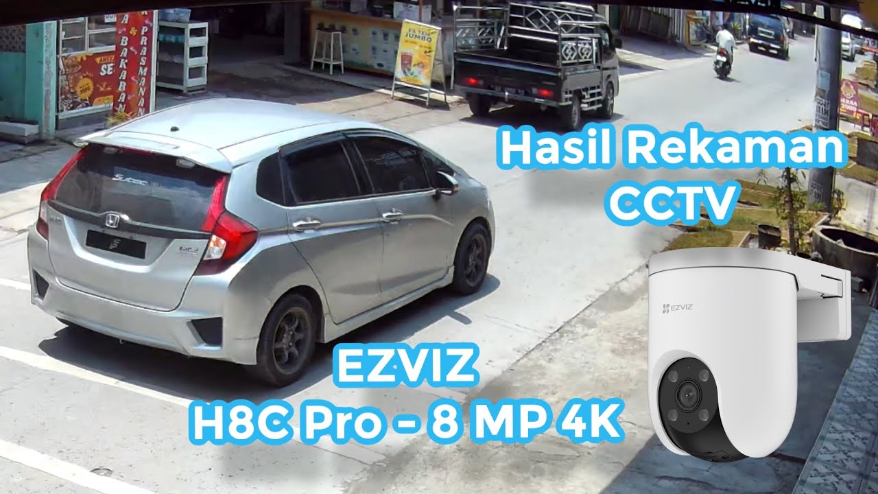 Review Outdoor CCTV 🔥 Hasil Rekaman CCTV EZVIZ H8c Pro - 8MP 4K Ultra HD🔥🔥🔥🔥