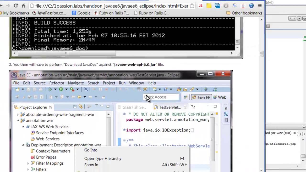 Servlet 3.0 Basics (Topic #2: Java EE 6 Programming course from JPassion.com)
