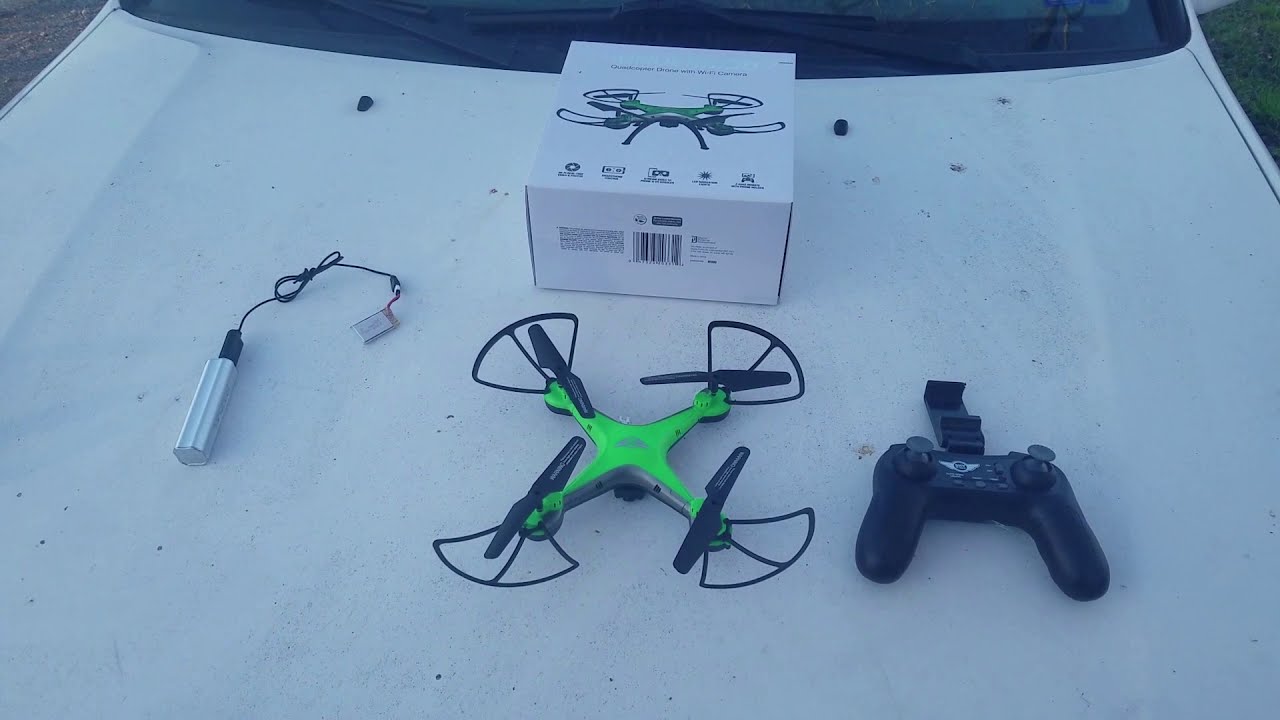 Sky Rider Thunderbird 2 Quadcopter $20 - Test Flight (Part 1)
