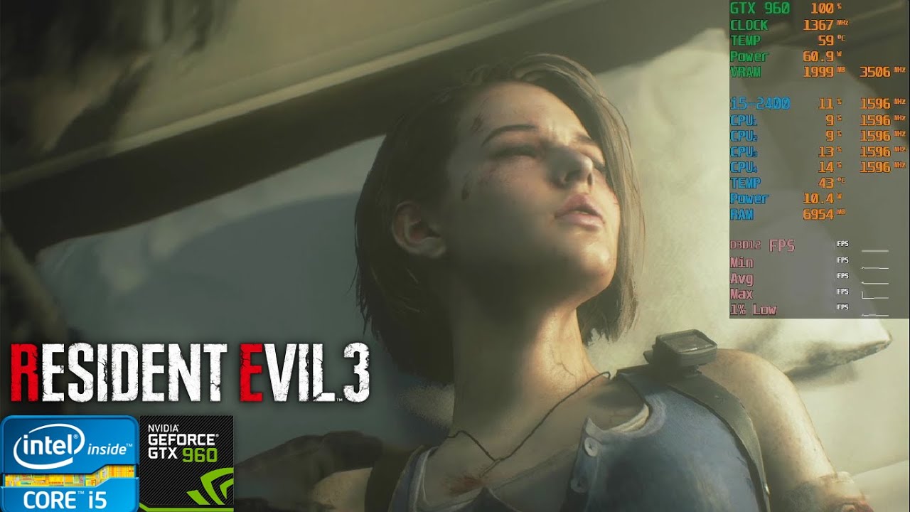 Resident Evil 3 Remake | GeForce GTX 960 | Intel Core i5-2400
