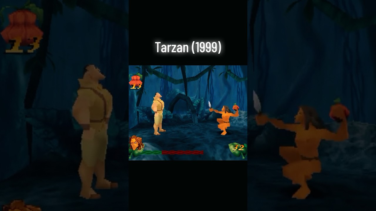Tarzan (1999) Final Boss #gaming #tarzanvideogame #ps1game #ps1games #disneytarzan