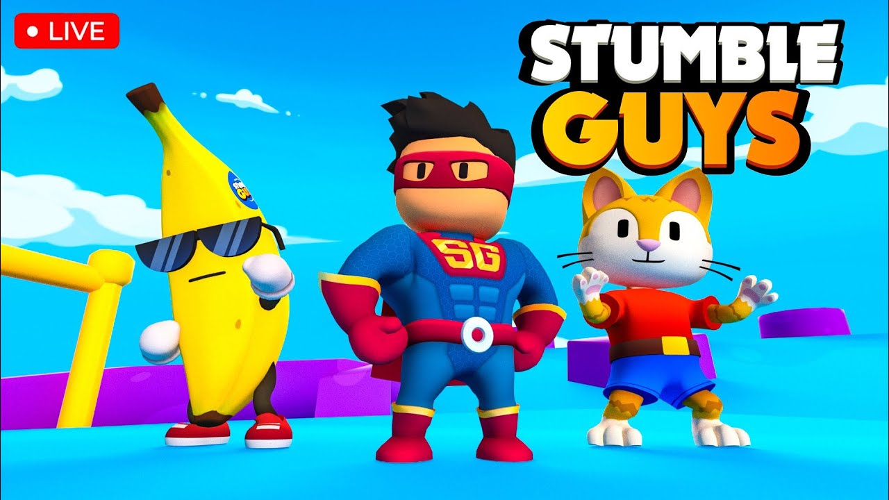 STUMBLE GUYS LIVE | UNLIMITED BLOCK DASH ROOM CODE 😍 VENOX IS LIVE