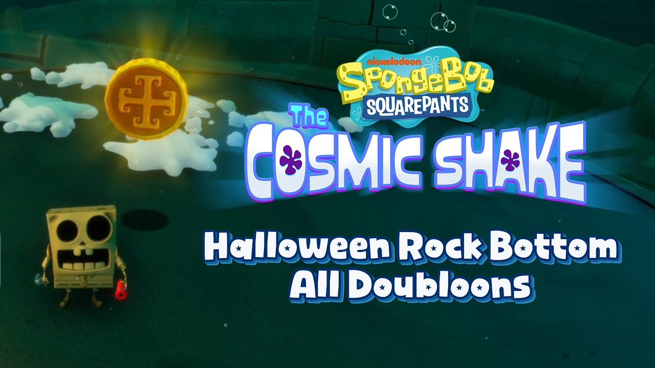Halloween Rock Bottom – All 10 Doubloons Locations | SpongeBob Cosmic Shake