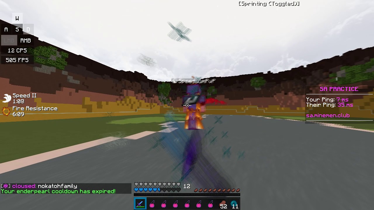 MystickPvP vs. Speedaum (10 Pots)