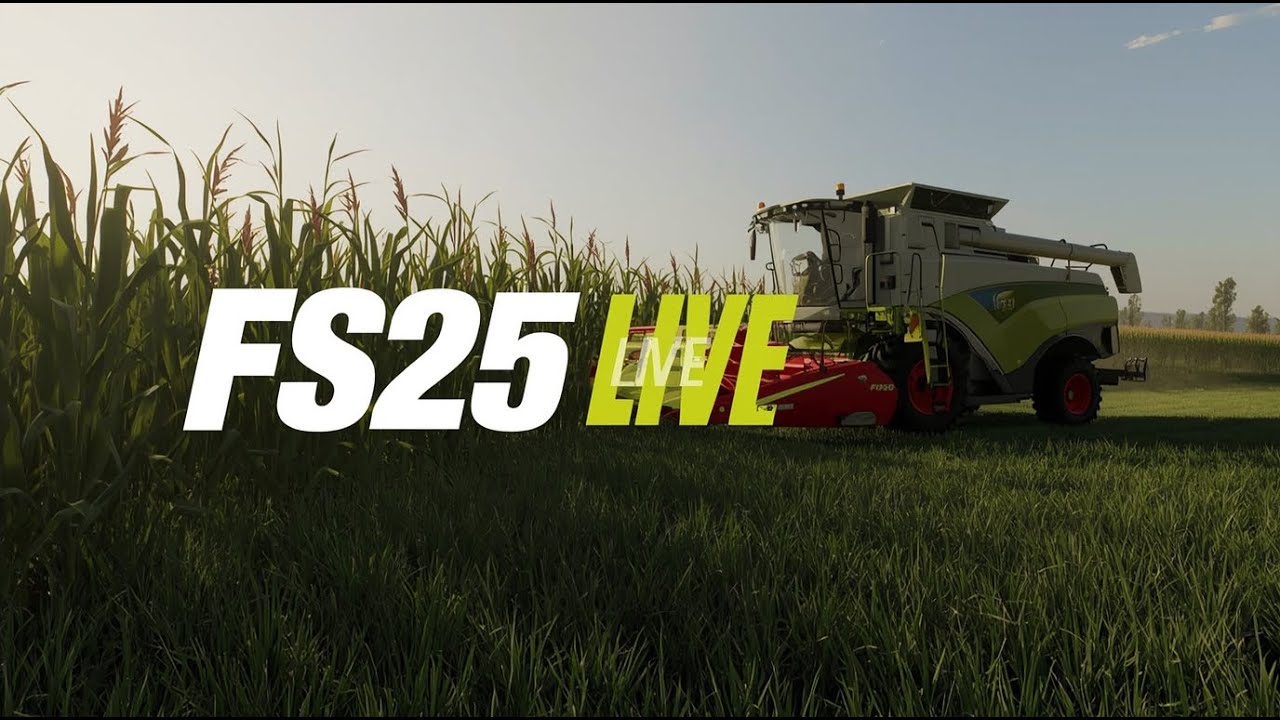 “FS25 Live — Morning Corn Harvest 🌽 | Relaxing Farming Simulator 25 Stream”