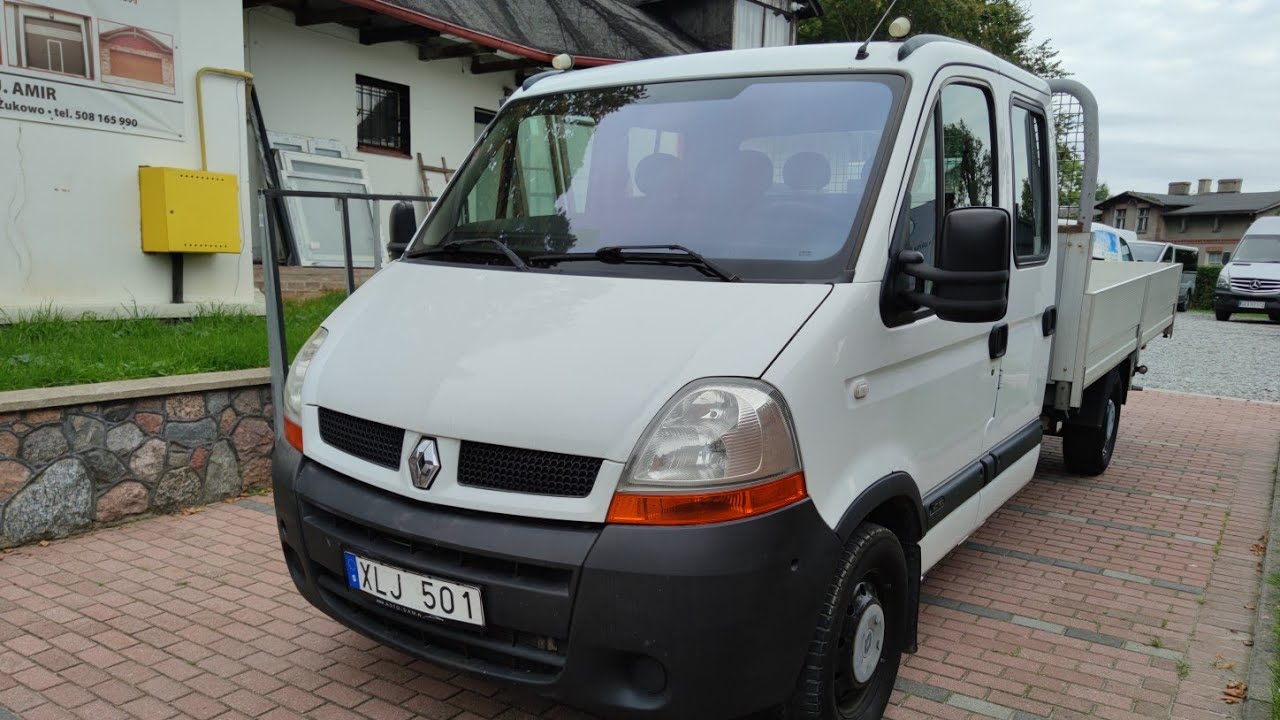 🇸🇪 Renault Master 🇸🇪~2005~2.5dCi~doka cabin ~double cabin ~skrzynia
