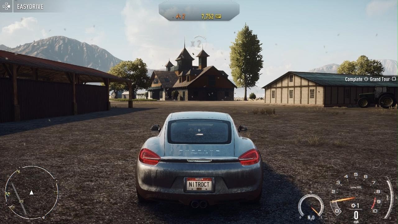 NFSR Bone stock Porsche Cayman with som nitrous