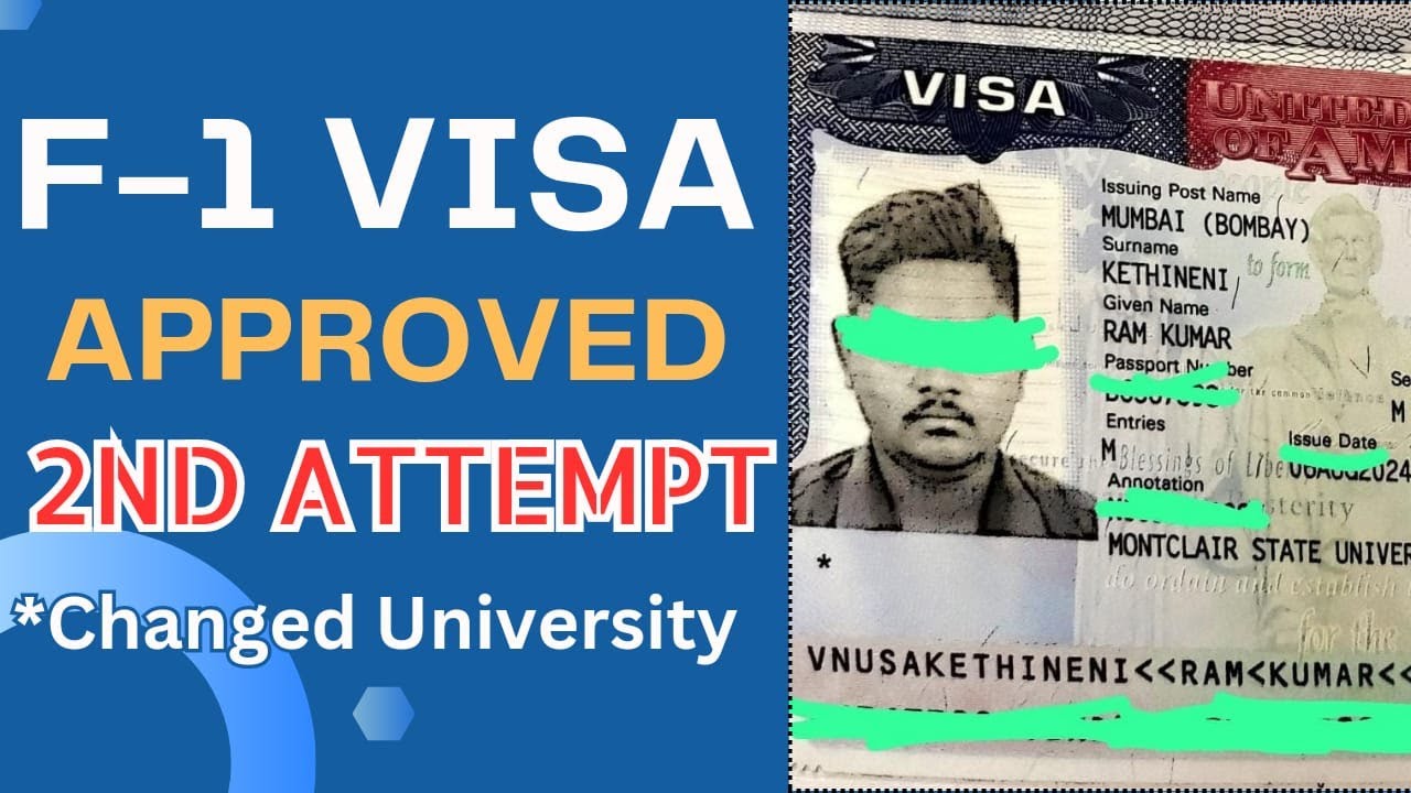 f1 visa second attempt |visa experience| visa interview|  USA |mock interview| visa.