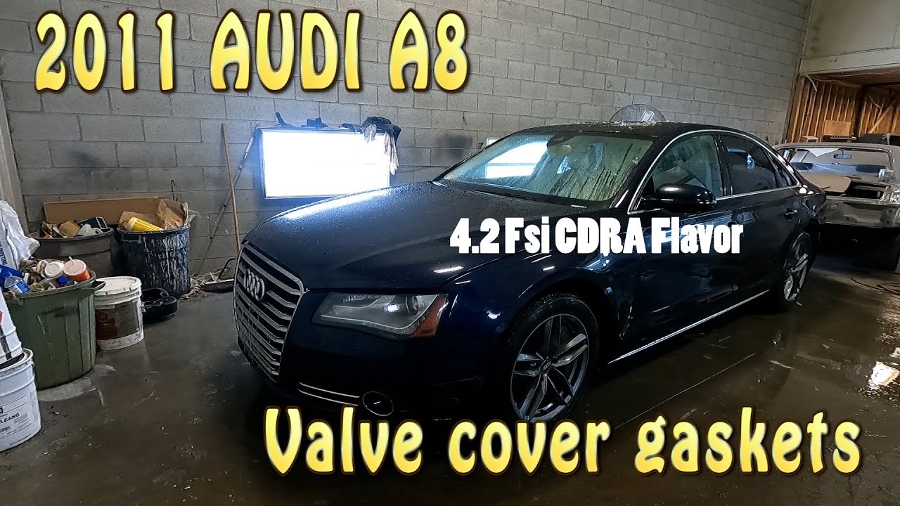 ПРОКЛАДКА КЛАПАНОВОЙ КРЫШКИ AUDI A8 CDRA 2011 ГОДА
