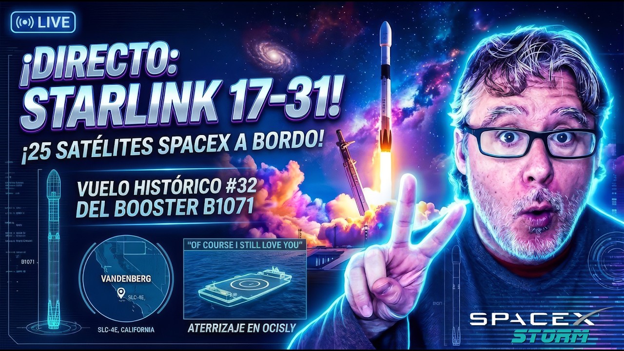 ¡Lanzamiento de la misión Starlink 17-31 de SpaceX! 🚀