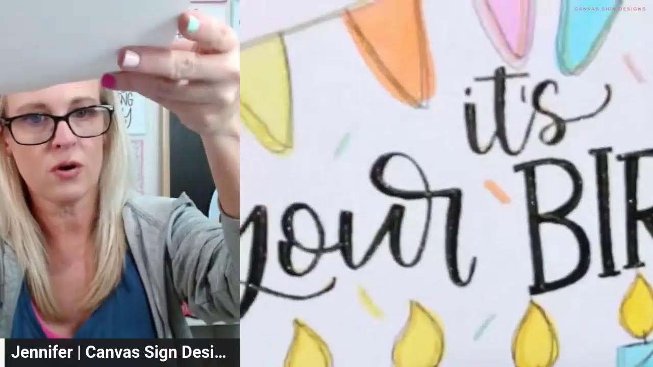 Hand Lettering Happy Hour