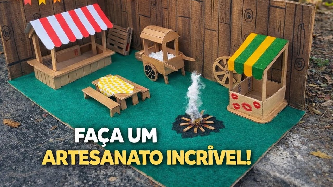 Maquete de festa junina 