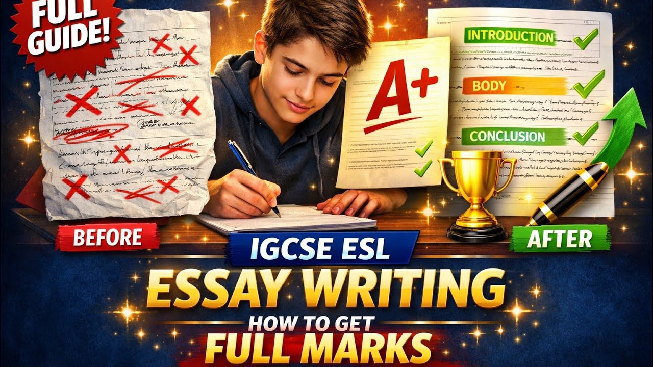 How to Write an Essay – English as a Second Language Writing Guide for IGCSE/ESL & Beyond