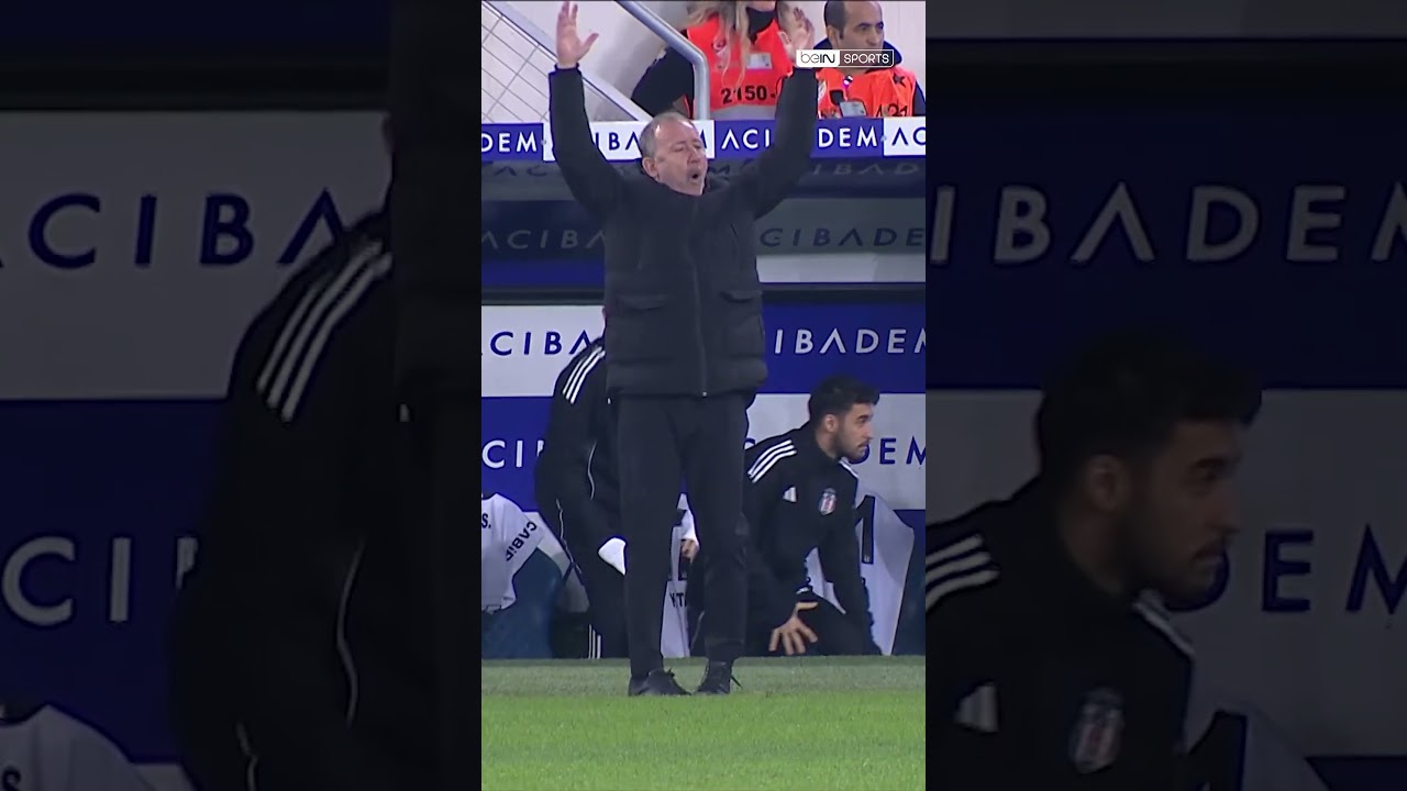 👀 Orkun K&ouml;k&ccedil;&uuml;'n&uuml;n gol&uuml;n&uuml;n ardından Sergen Yal&ccedil;ın'ın tepkisi! #shorts #beşiktaş