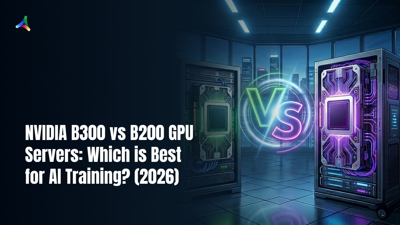 NVIDIA B300 vs B200 GPU Servers: Which is Best for AI Training? (2026)