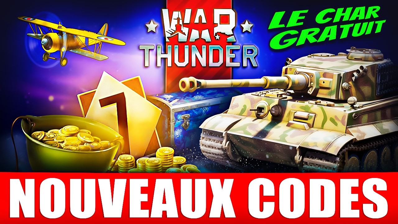 CODE PROMO War Thunder🧨 Golden Eagles & Silver Lions GRATUITS ⚔️  FR 2026