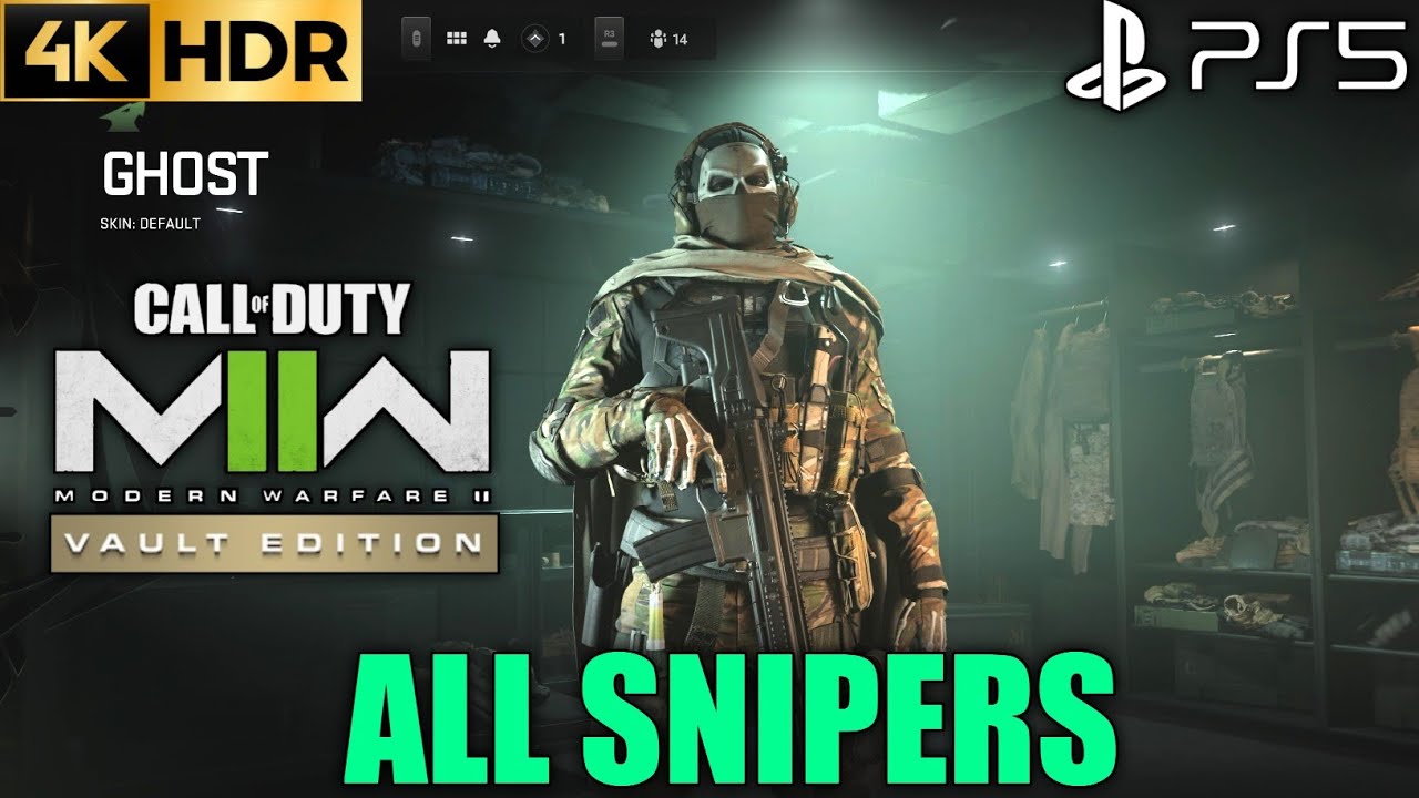 All Snipers CALL OF DUTY MODERN WARFARE 2 All Snipers | MW2 All Snipers | COD MW2 All Snipers | PS5