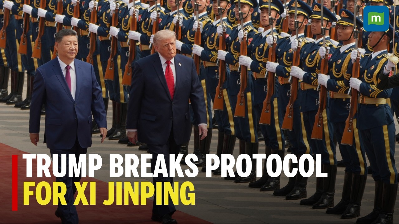 TRUMP WELCOMES XI JINPING Live At The Airport, Chinese President Arrives In Washington DC | US News