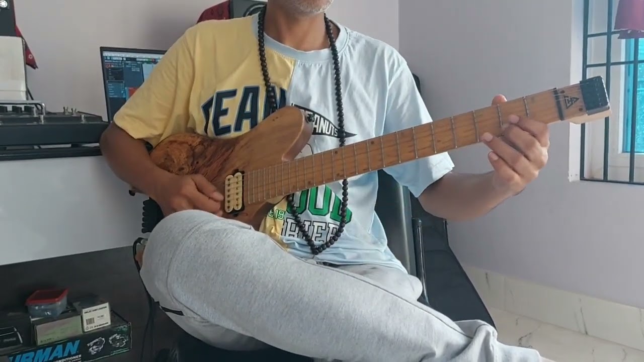 When my guitar suddenly turns into a Sarod !