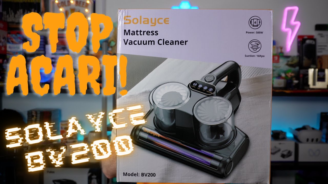 Solayce BV200 - Aspira e sanifica materassi, divani e tappeti rimuovendo allergeni ed impurit&agrave;