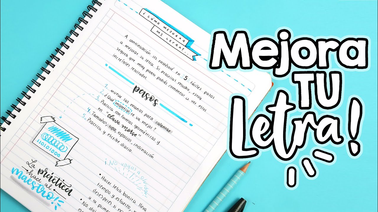 ¿Cómo mejorar mi letra? (5 PASOS!!)  ✄ Barbs Arenas Art!