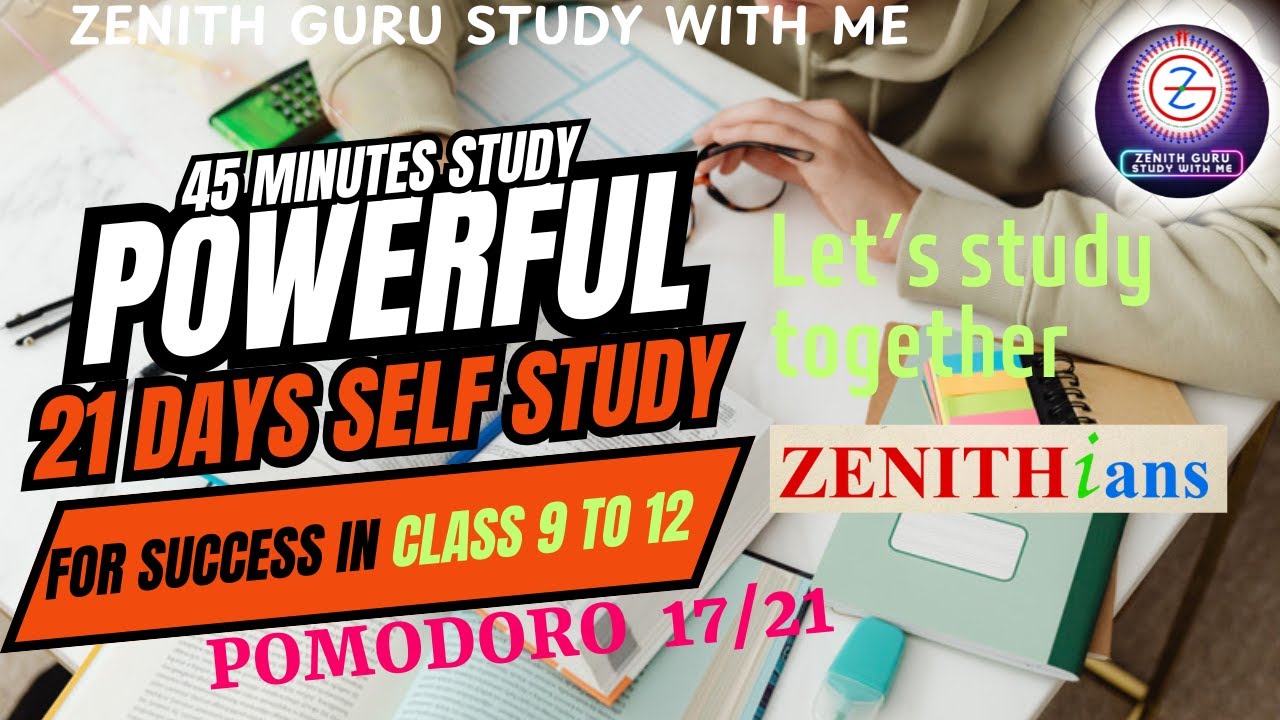 Live Study With Me | Boost Your FOCUS with 45 min Lofi Pomodoro | Day 17