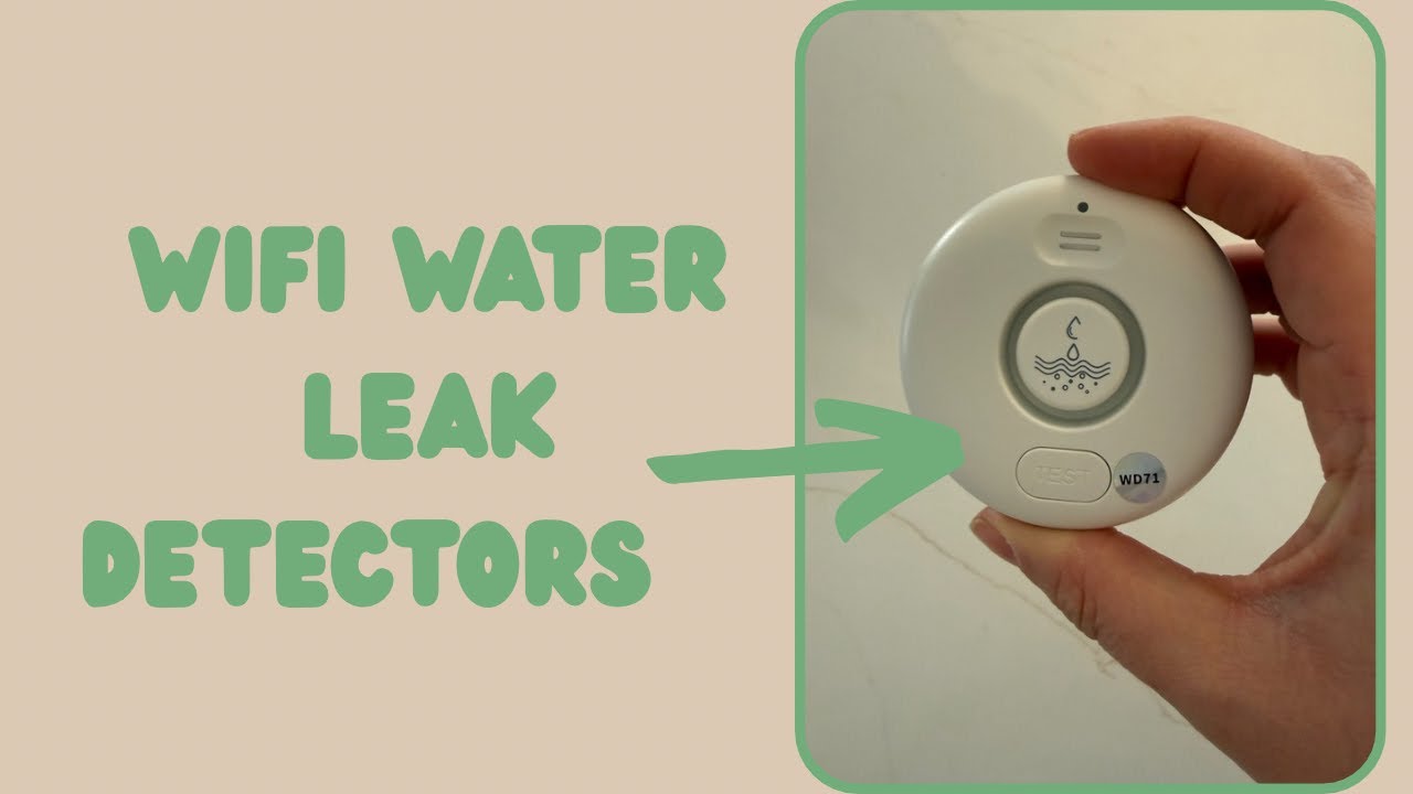 WiFi Water Leak Detectors 5 Pack, 120dB Adjustable Loud Water Leak Sensor