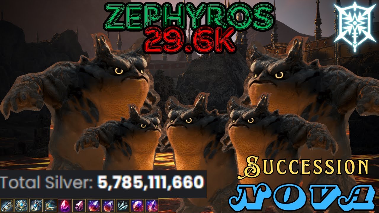 Succession Nova Zephyros 29.6k Lv2+Agris 5bosses