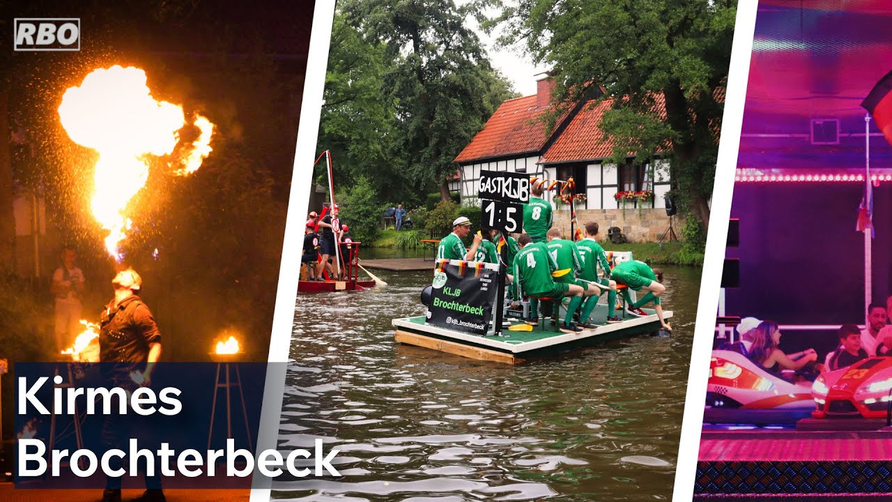 Brochterbecker Kirmes -Juxbootregatta, Feuershow & mehr | RBO Aktuell