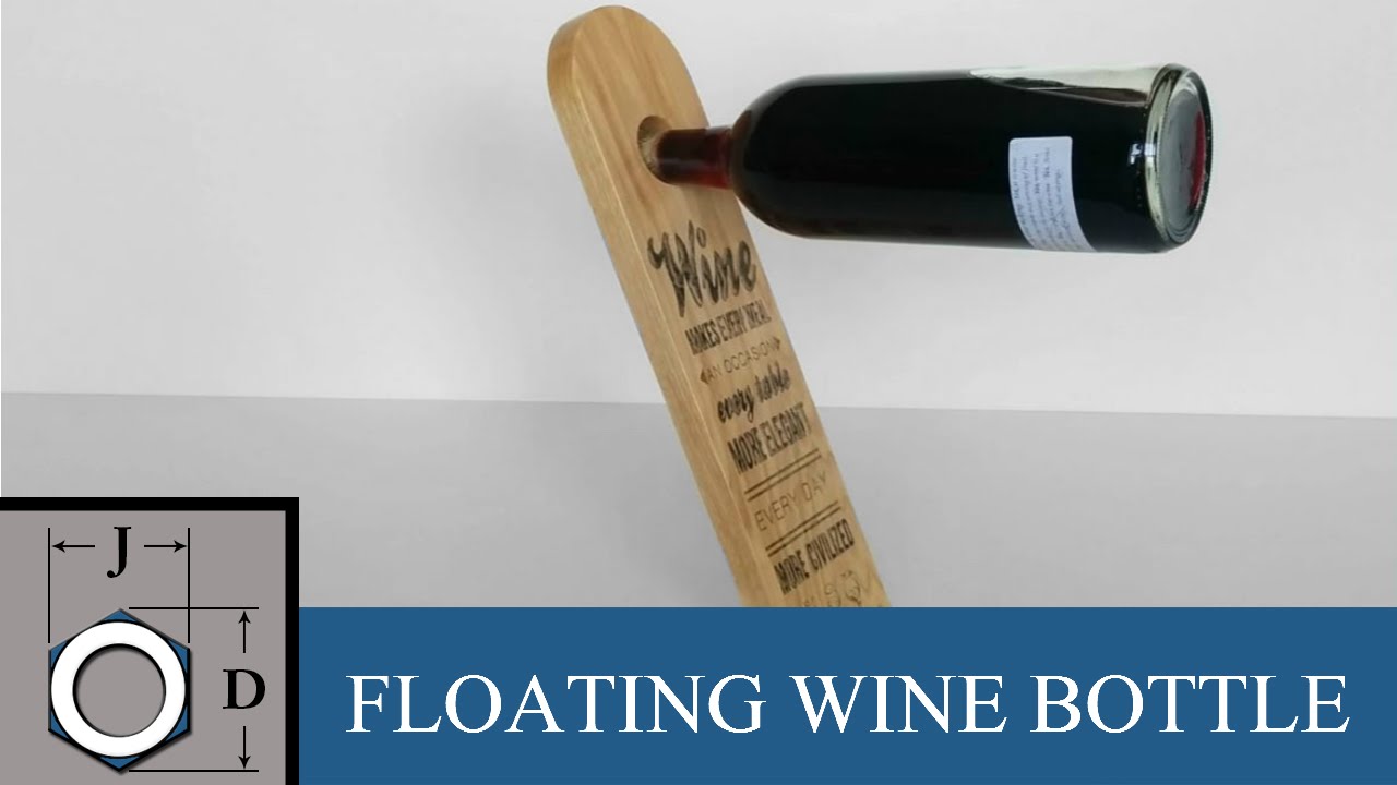 Making a Floating Wine Bottle Holder with Ink Jet Image Transfer