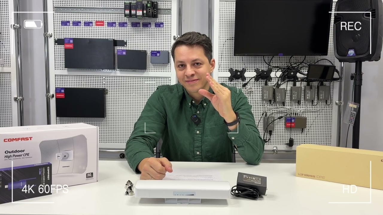 Распаковка и обзор уличной WiFi точки доступа CF-E312A V2 от COMFAST