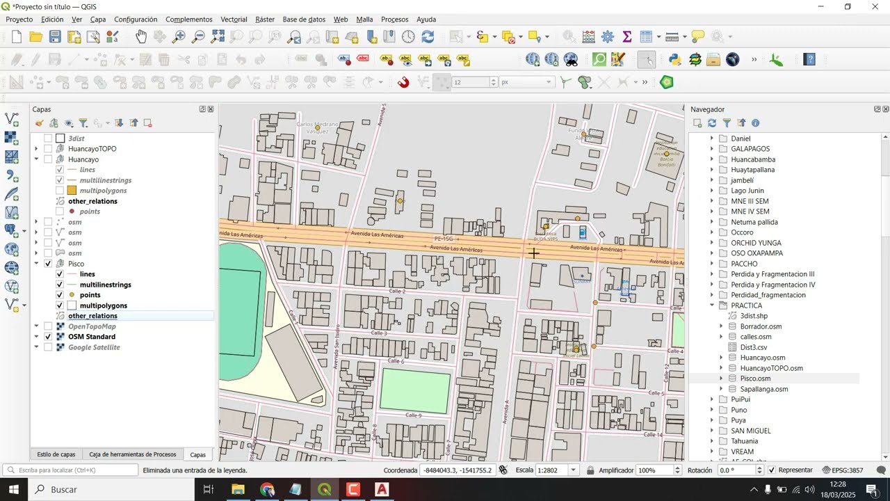 Descargar calles y vías de OSM en QGIS / QGIS Catastro