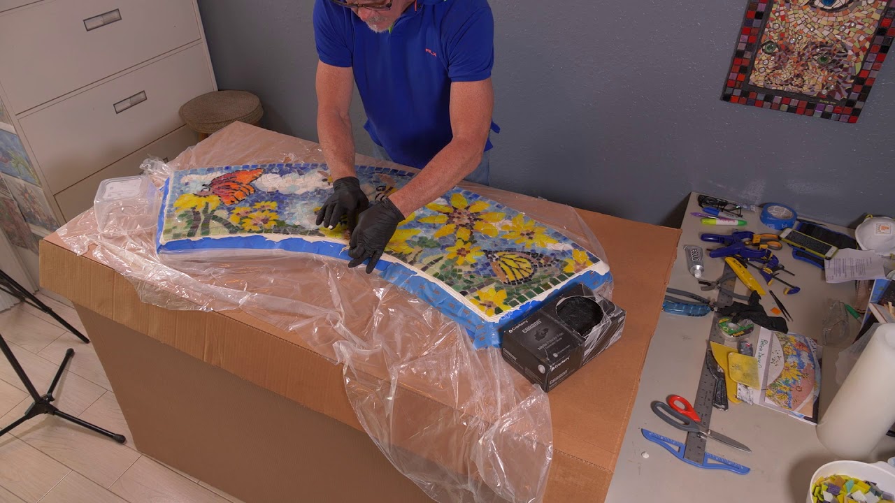 Steven Lutz on PUBLIC ART Mosaic Bench, A Virtual Lunch with Art