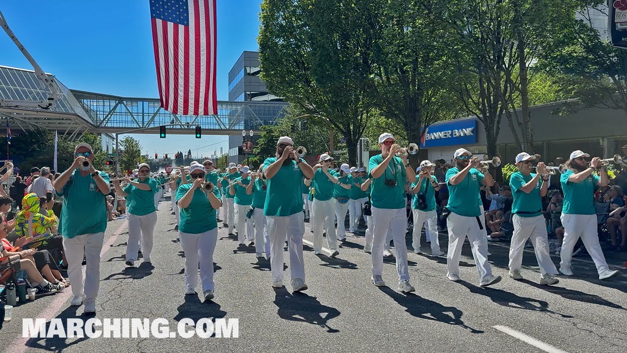 One More Time Around Again Marching Band - 2025 Portland Rose Festival Grand Floral Parade