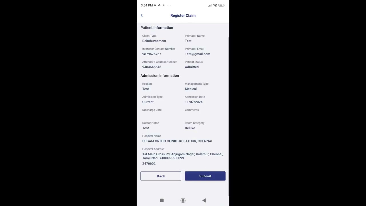 star health claim intimation process and claim reimbursement submission process