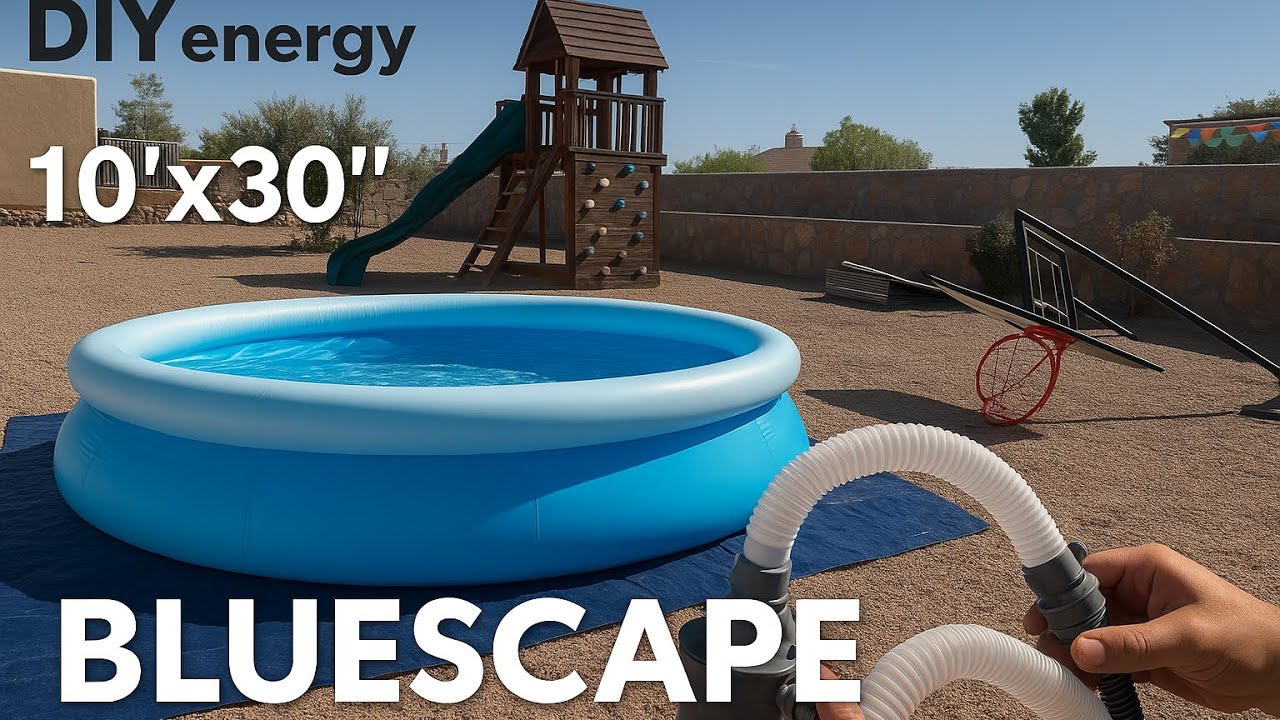 Инструкция по установке надземного бассейна BlueScape 10x30 | Установка менее чем за 1 час