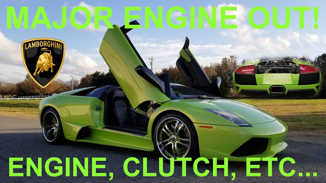Lamborghini Murcialago LP640 | Двигатель | сцепление | электронная коробка передач | крупный серв...