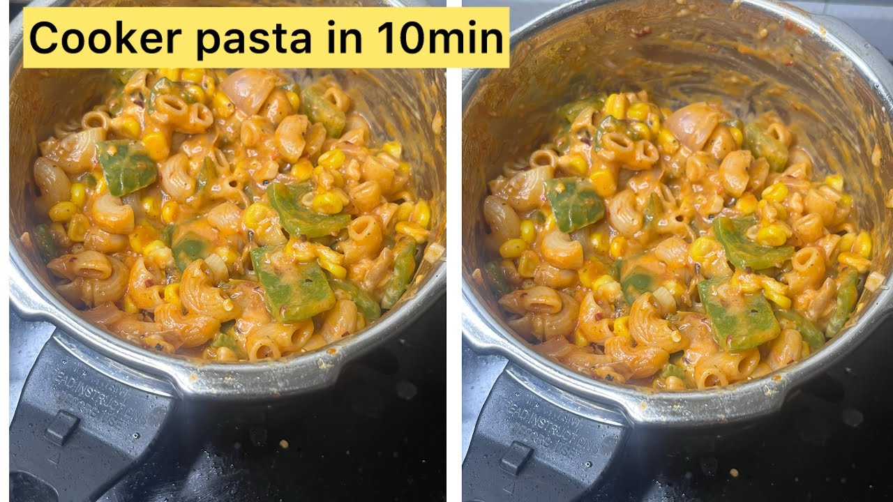 COOKER PASTA Recipe in kannada | Easy and quick pasta in 10min 