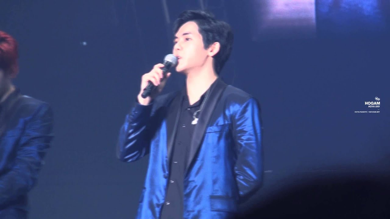 150809 INFINITE EFFECT 엔딩멘트 - 호야