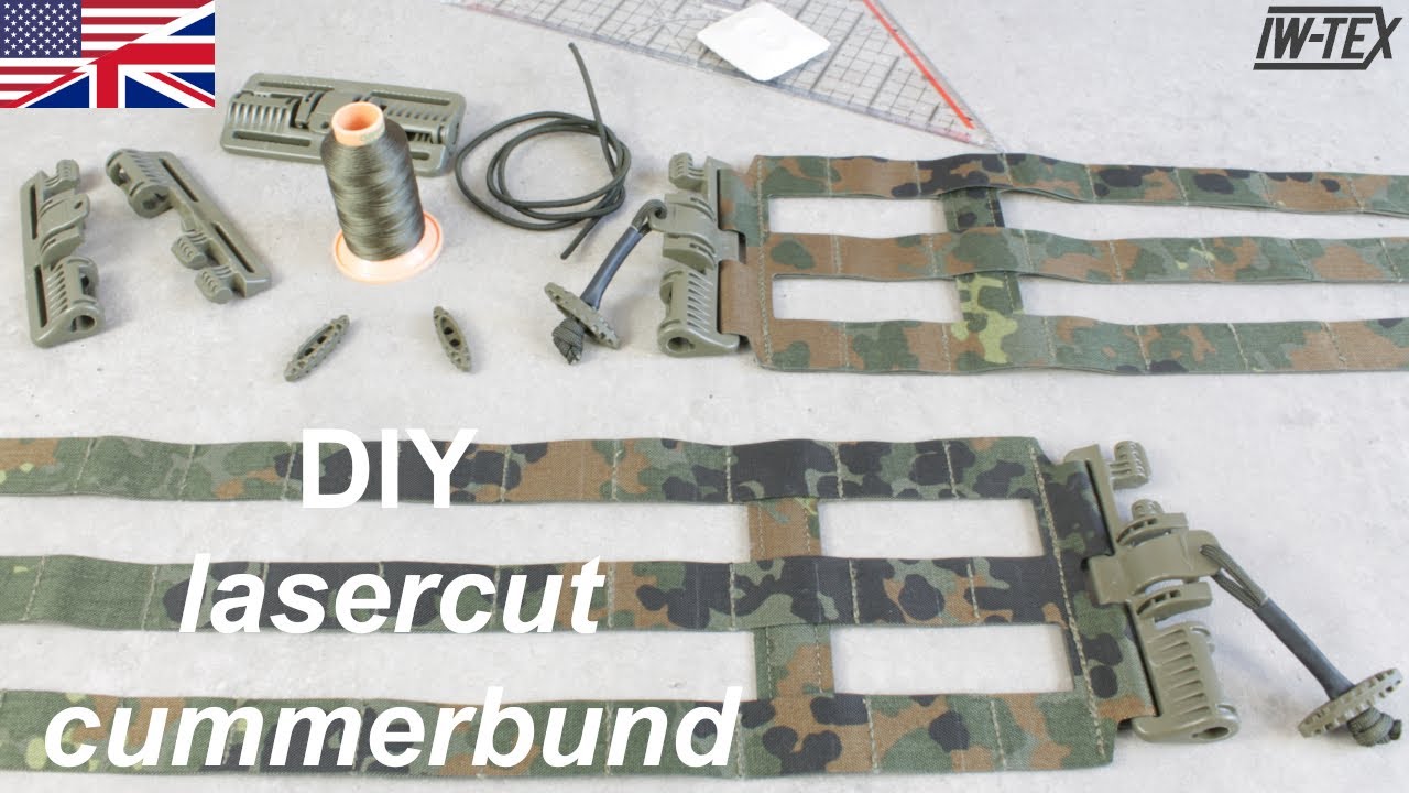 How to sew a lasercut skeletal cummerbund DIY/MYOG tutorial | Platecarrier Series Part 1