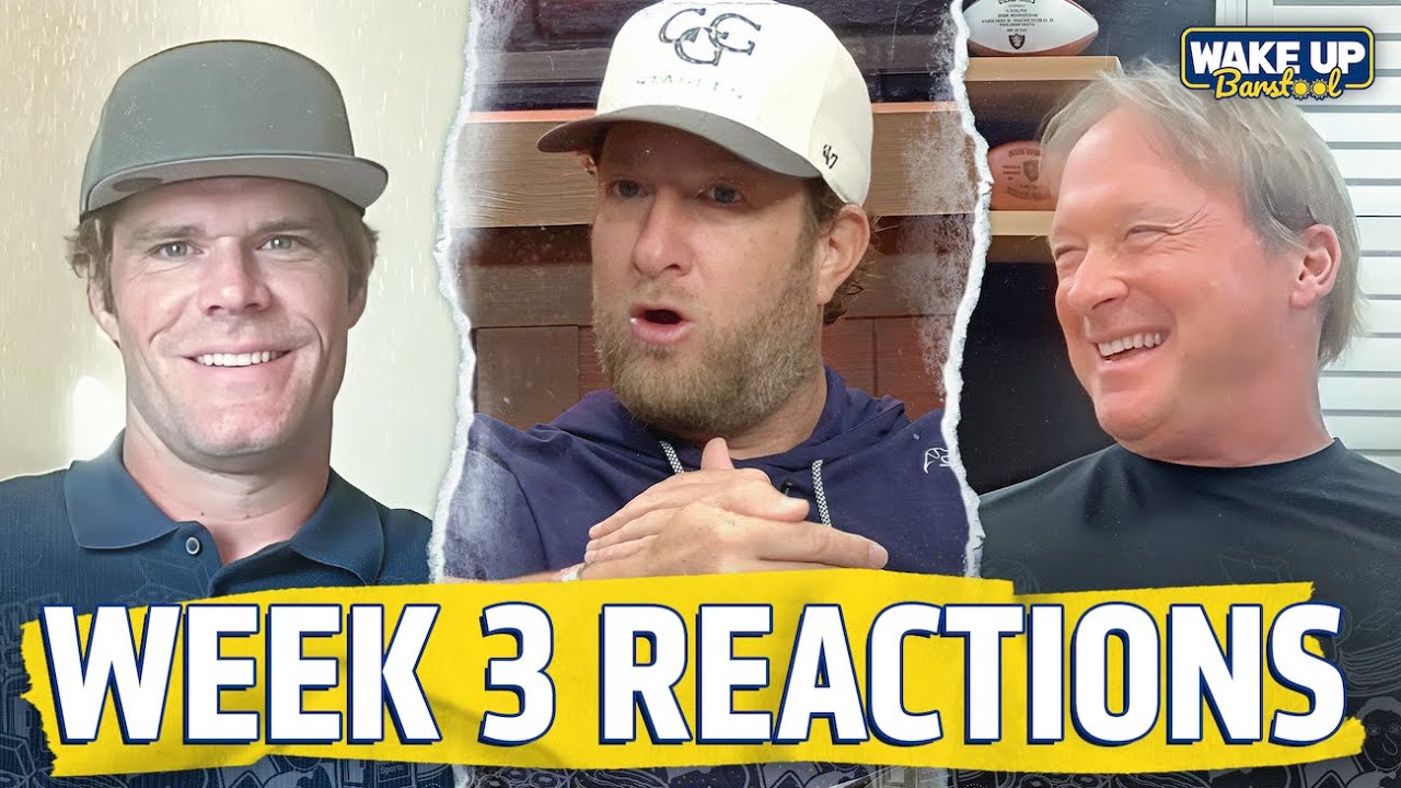 Coach Jon Gruden And Greg Olsen React To NFL Week 3, Tom Brady Being Both An Owner And Announcer
