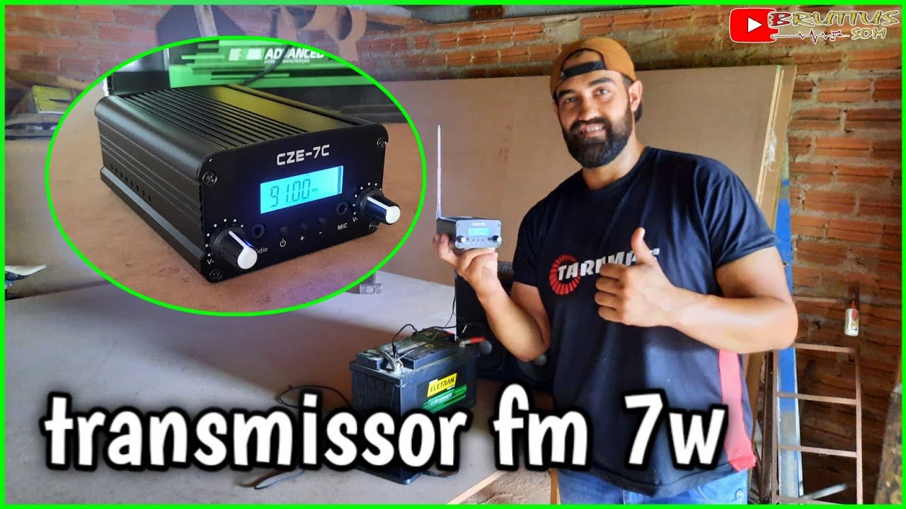 TRANSMISSOR DE FM CZE 7W