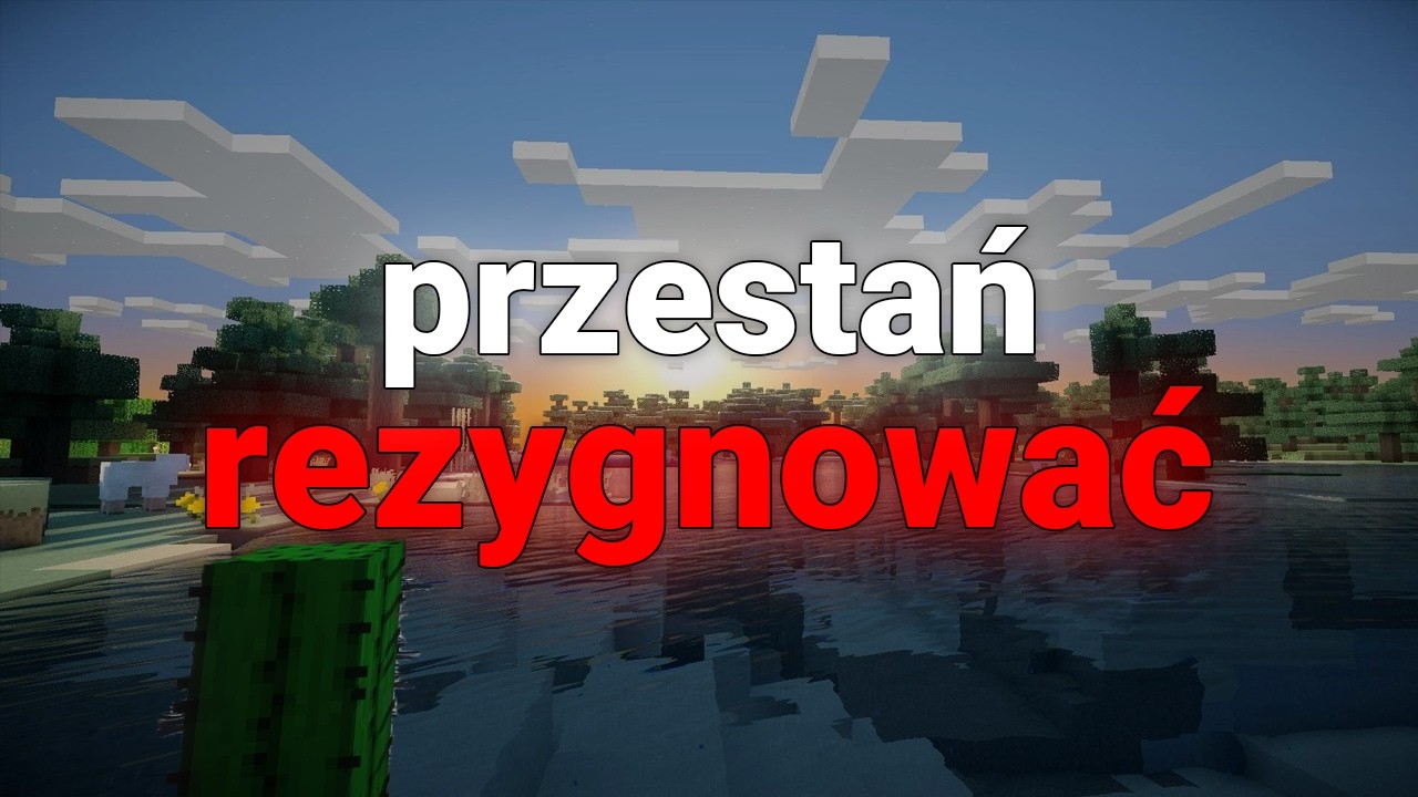 poddajesz się za szybko i ci to udowodnię w tym filmie